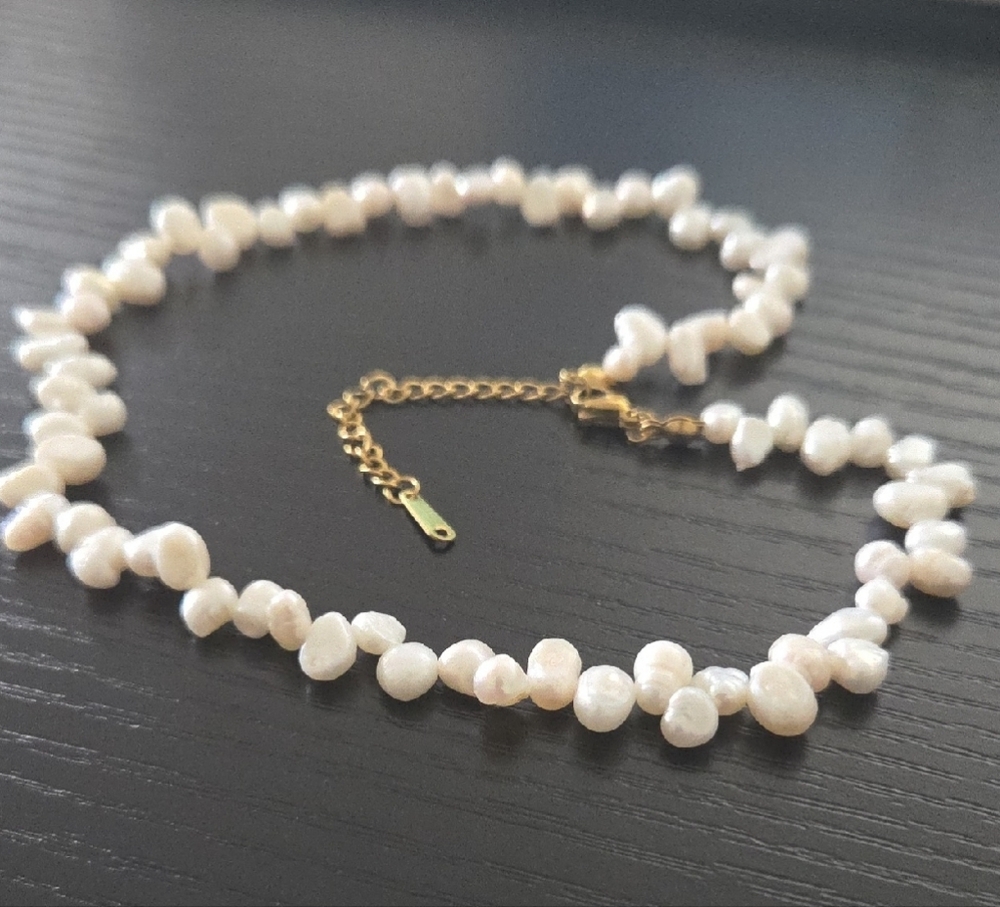 Vacation Imitation Baroque Pearl Necklace - Picture 3 of 4